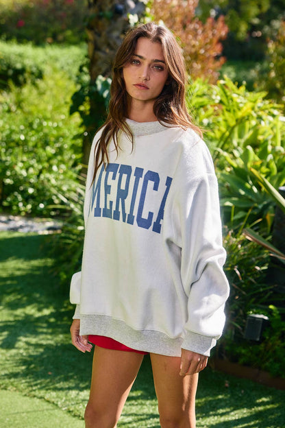USA/America Reversible Sweatshirt