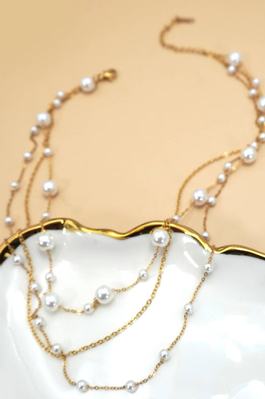 TARNISH FREE LAYERED NECKLACE