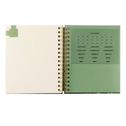 12-Month Undated Planner: Dublin Theme, Spiral
