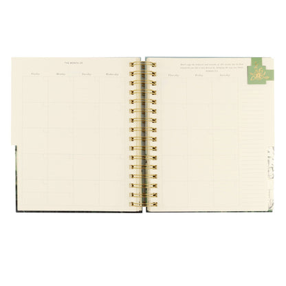 12-Month Undated Planner: Dublin Theme, Spiral