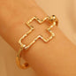 OPEN CROSS BANGLE