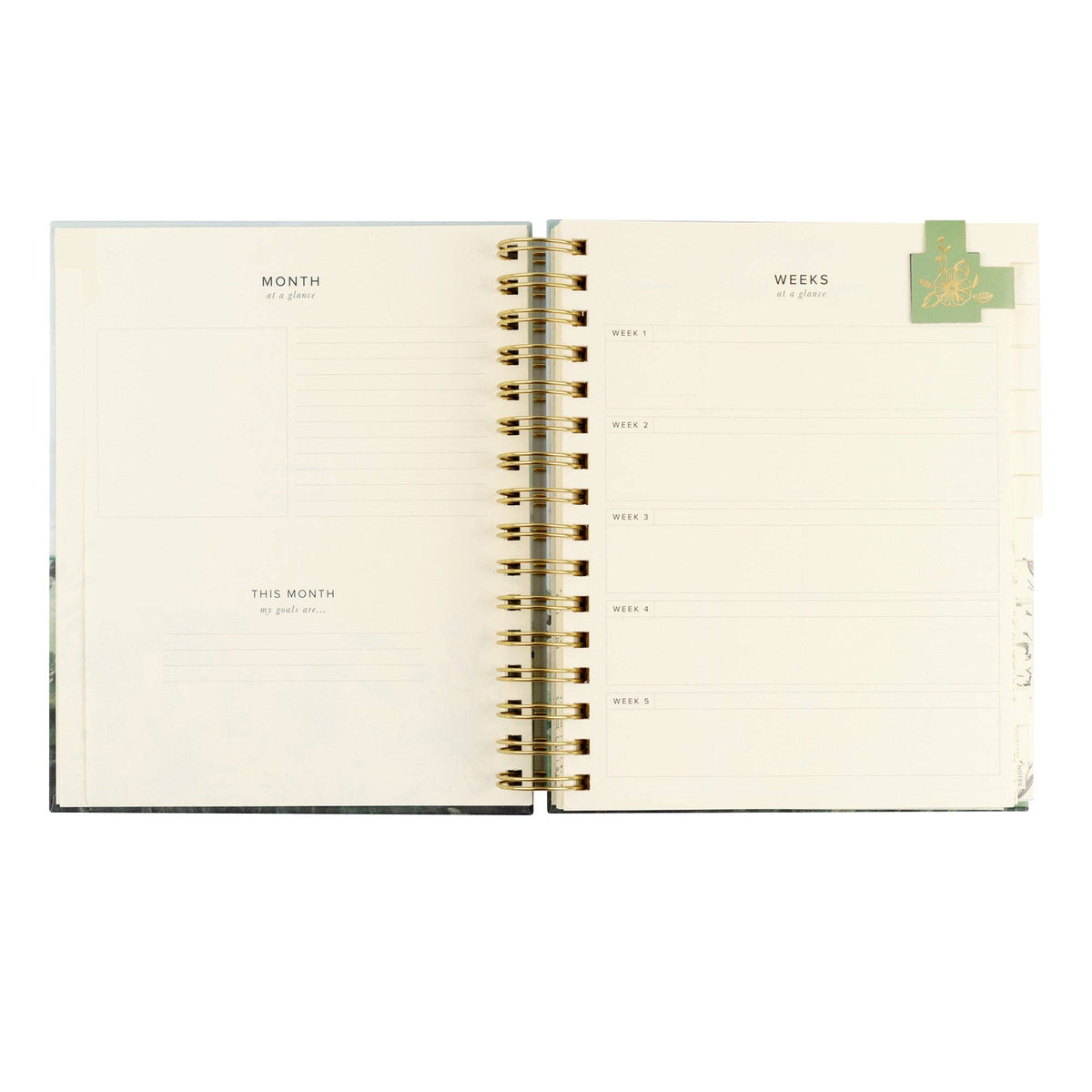 12-Month Undated Planner: Dublin Theme, Spiral