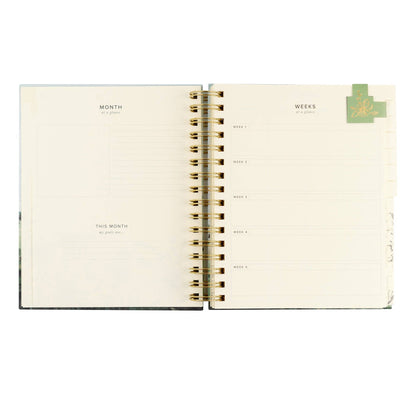 12-Month Undated Planner: Dublin Theme, Spiral