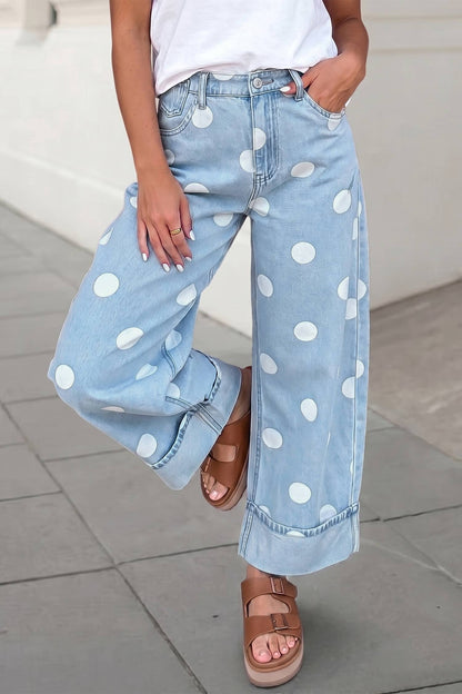 Casual Polka Dot Pants