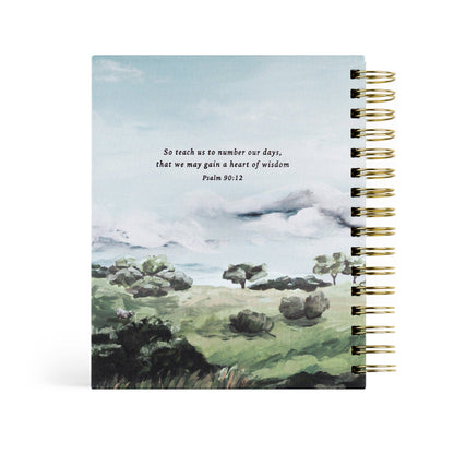 12-Month Undated Planner: Dublin Theme, Spiral