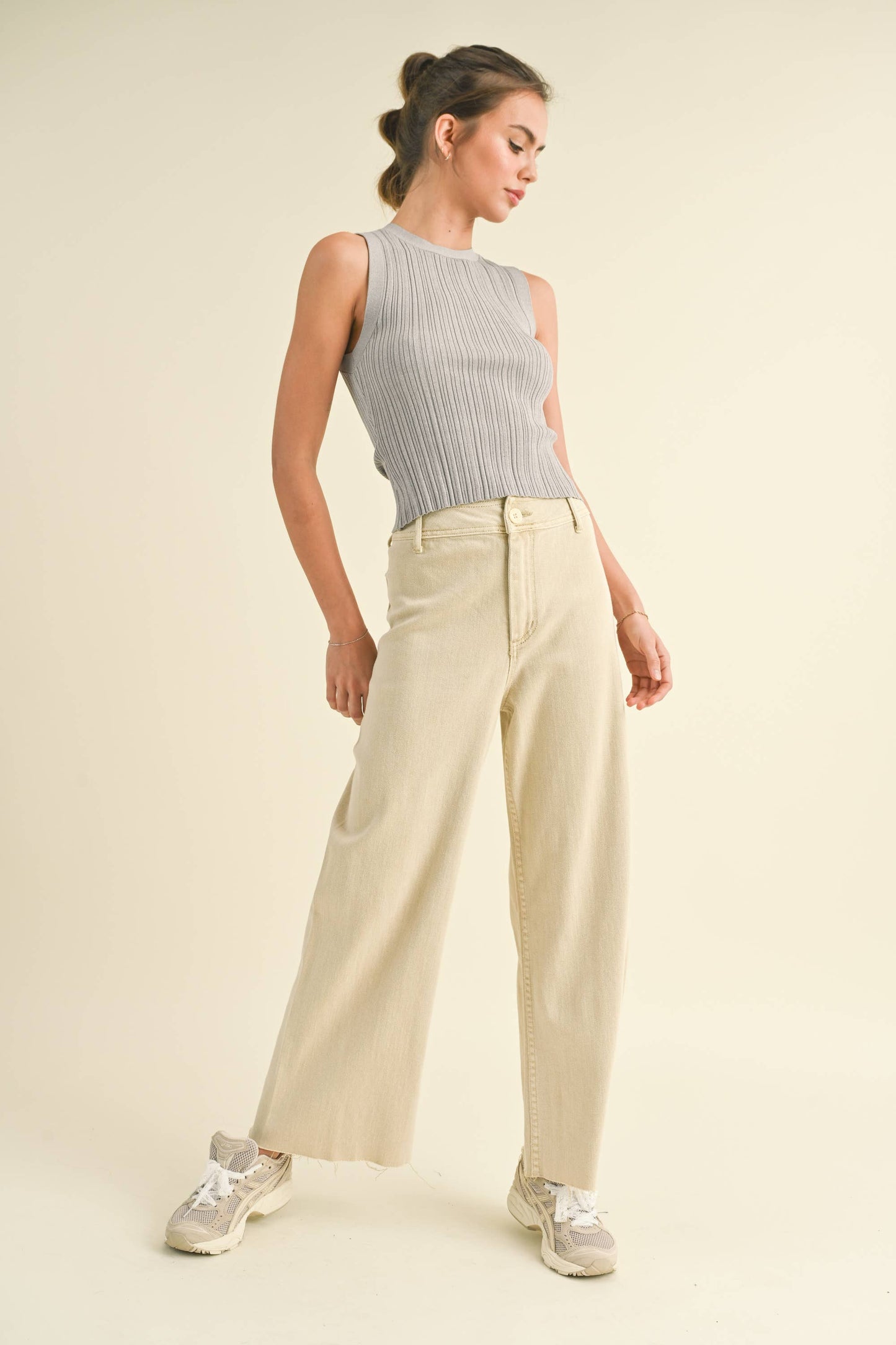 Mio Muse Straight Wide Leg Jeans