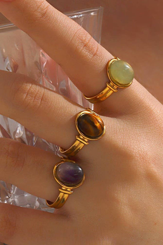 TARNISH FREE STONE RING