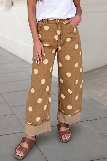 Casual Polka Dot Pants