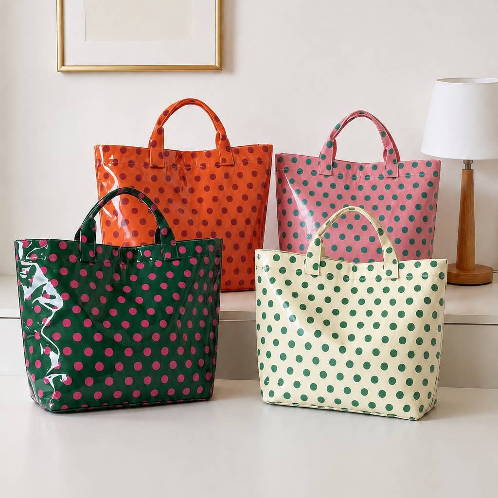 POLKA DOT BOAT BAG