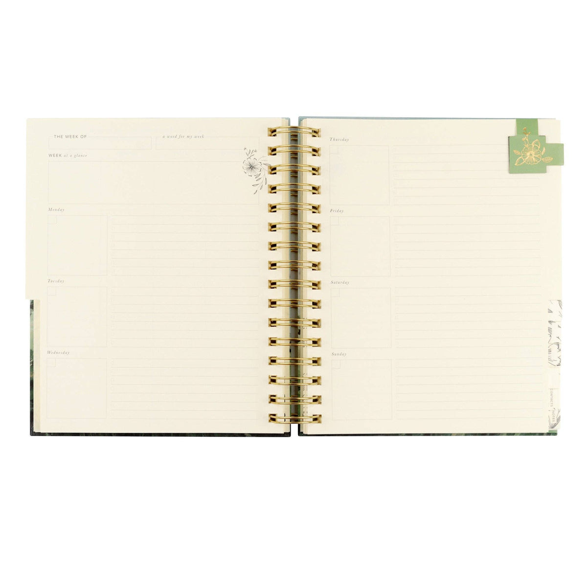 12-Month Undated Planner: Dublin Theme, Spiral