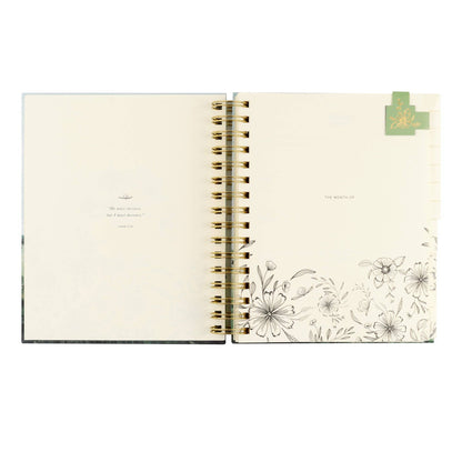 12-Month Undated Planner: Dublin Theme, Spiral