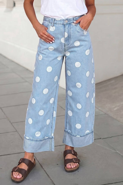Casual Polka Dot Pants